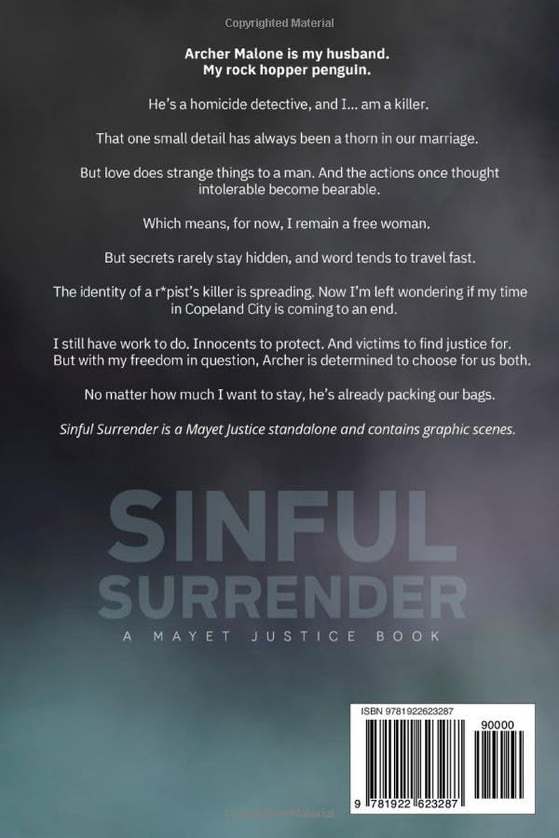 Sinful Surrender (A Mayet Justice Book)
