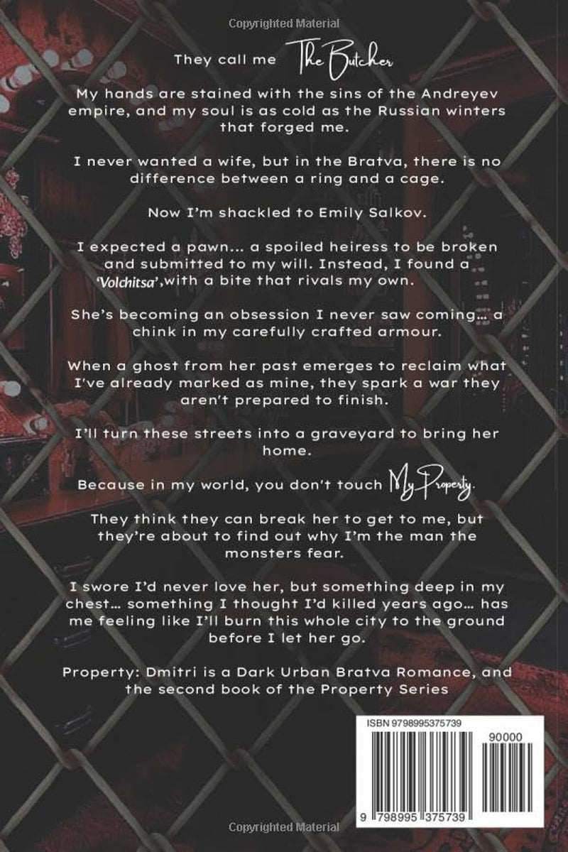 PROPERTY: DMITRI:: AN URBAN BRATVA ROMANCE 2 (PROPERTY SERIES)