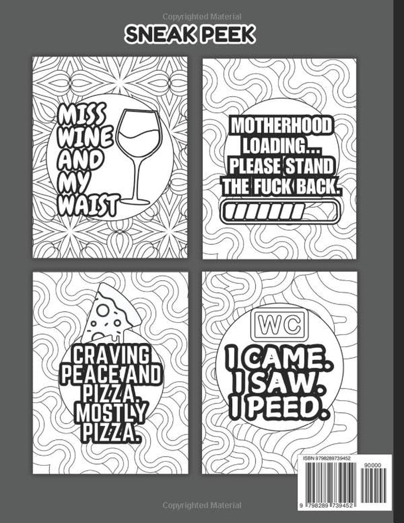 Pregnant As Fuck: Hilarious Sweary Pregnancy Coloring Book for Moms-To-Be: Funny and Relatable Swear Word Coloring Book for Pregnant Women | Perfect ... First Time Moms, and Third Trimester Survival