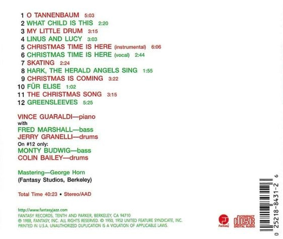 A Charlie Brown Christmas (The Original Soundtrack Recording Of The CBS Television Special) [CD]