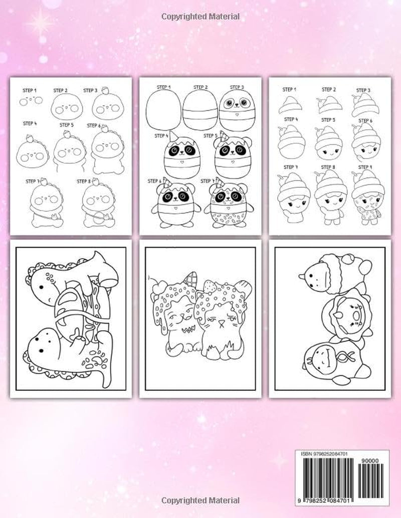 How to Draw: Easy Drawing Cute Kawaii Animals Book for Kids Children Boys Girls