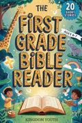 The First Grade Bible Reader: 20 Short Stories with Illustrations & Bible Verses for Christian Kids Ages 6-7. Improve Reading Skills and Grow in Faith in Just 3 Minutes a Day