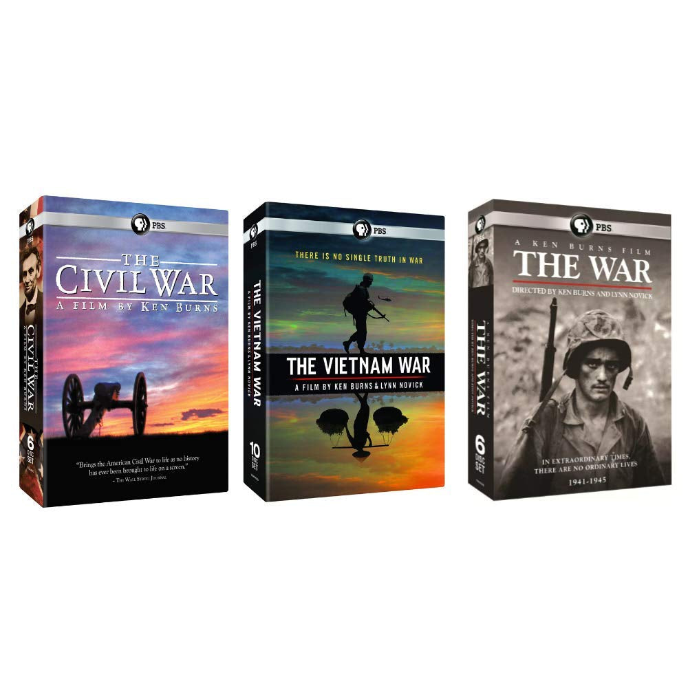Ken Burns: The Civil War & The Vietnam War & The War Documentaries DVD Box Set