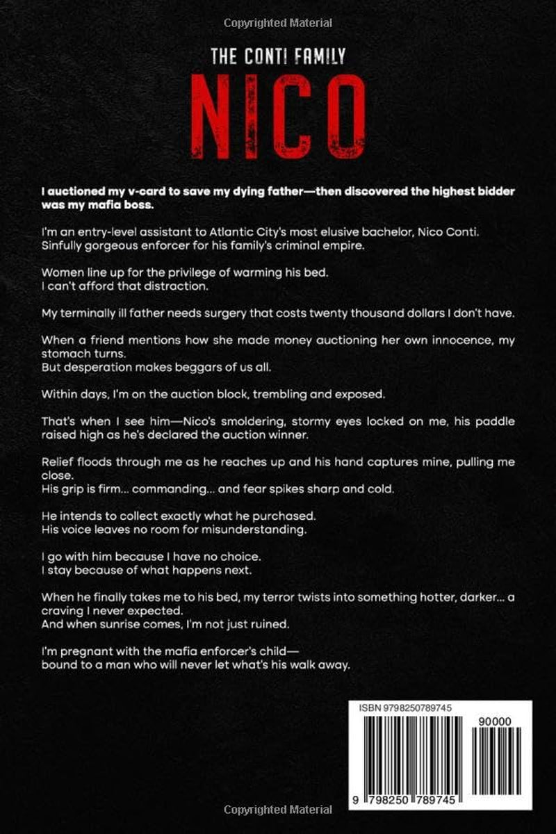 NICO: A Forced Proximity Surprise Pregnancy Mafia Romance (The Conti Family Series)