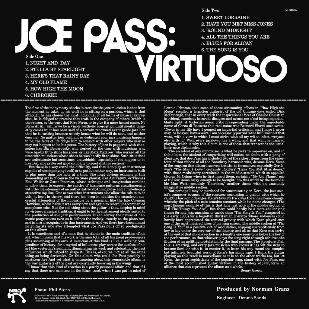 Virtuoso (Original Jazz Classics Series)[180g LP]