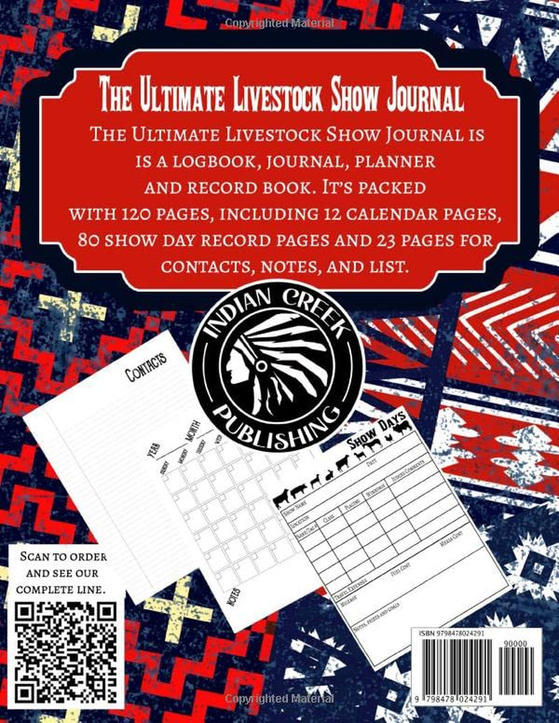 The Ultimate Livestock Show Journal (Red, White & Blue): A Recordkeeping Book for Stock Shows