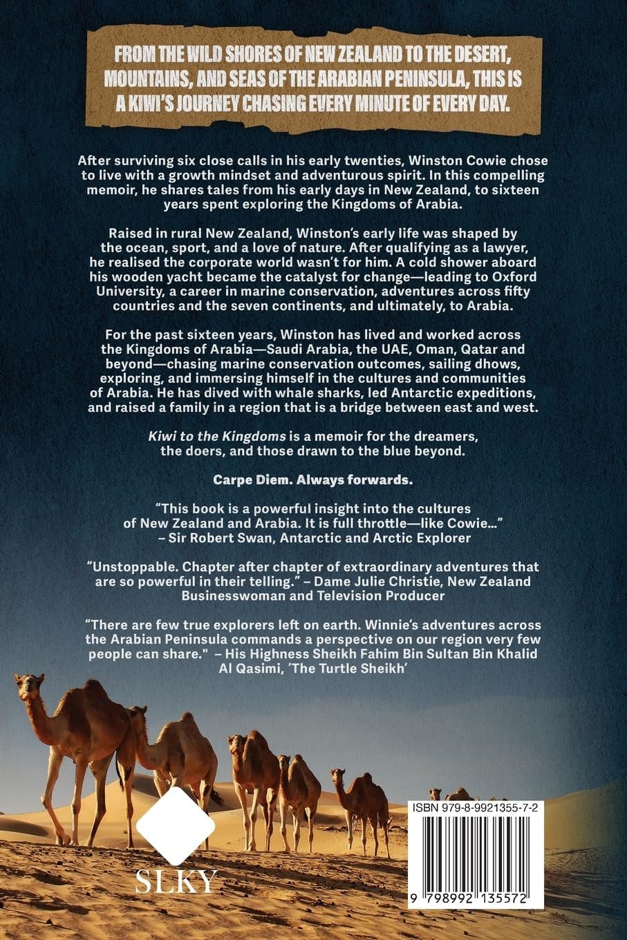 Kiwi to the Kingdoms: New Zealand to Blue Arabia