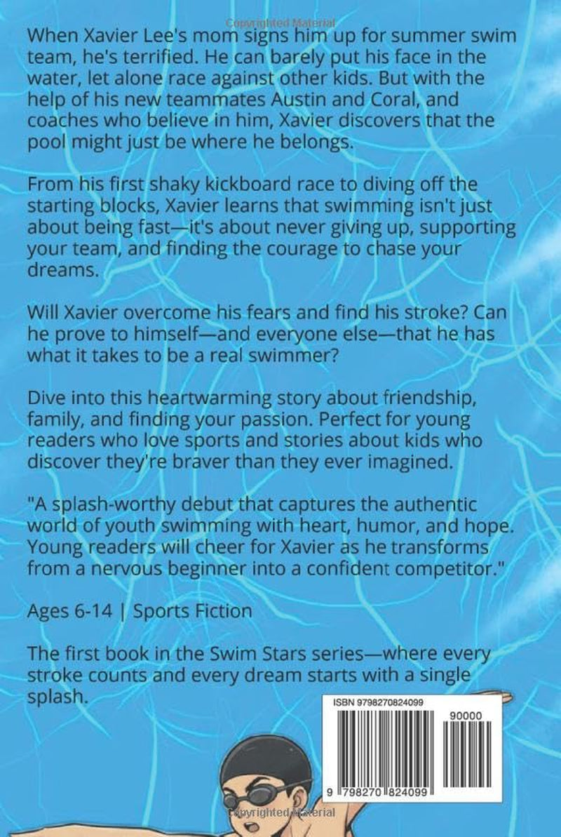 Swim Stars: Book 1 - First Time Flutters: A Swimming Chapter Book About Finding Courage, Making Friends, and Joining Your First Team (Perfect for Ages 7-16)