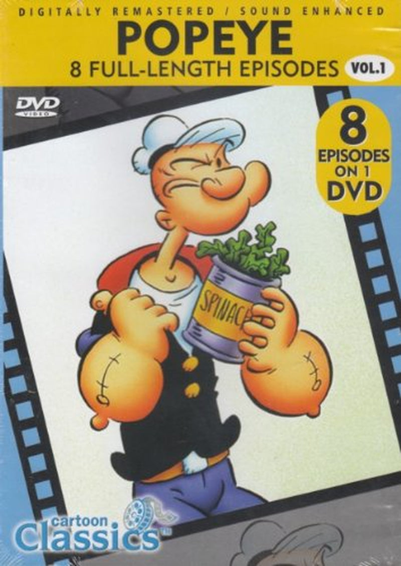 Cartoon Classics: Popeye - Volume 1 (8 Full-Length Episodes)