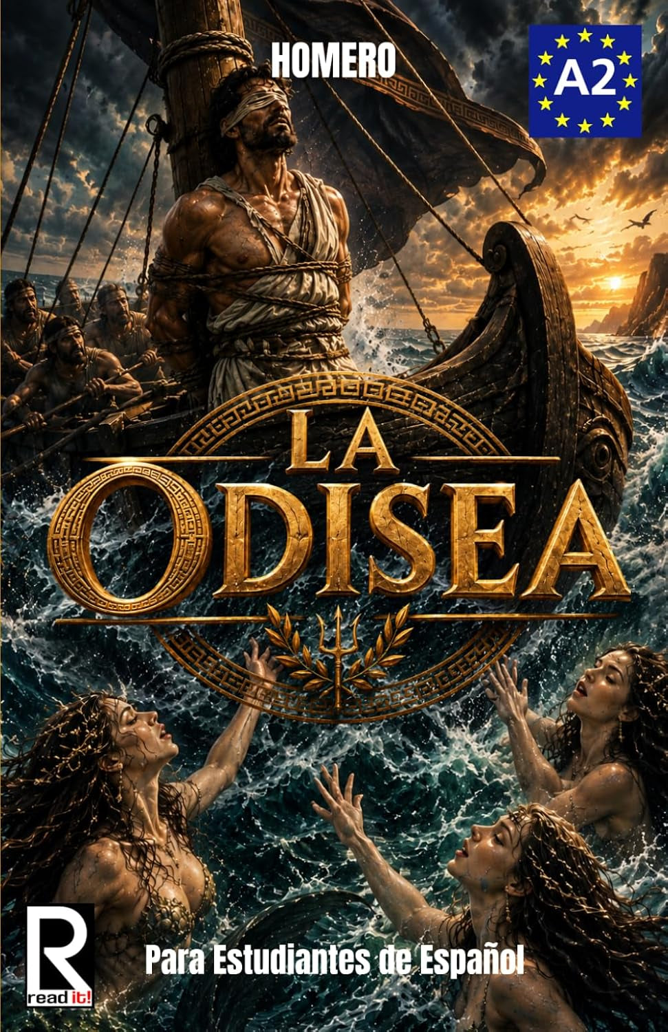 La Odisea para Estudiantes de Español. Nivel A2 Pre-Intermedio: Spanish Graded Reader A2: Easy Spanish Novel for Beginners