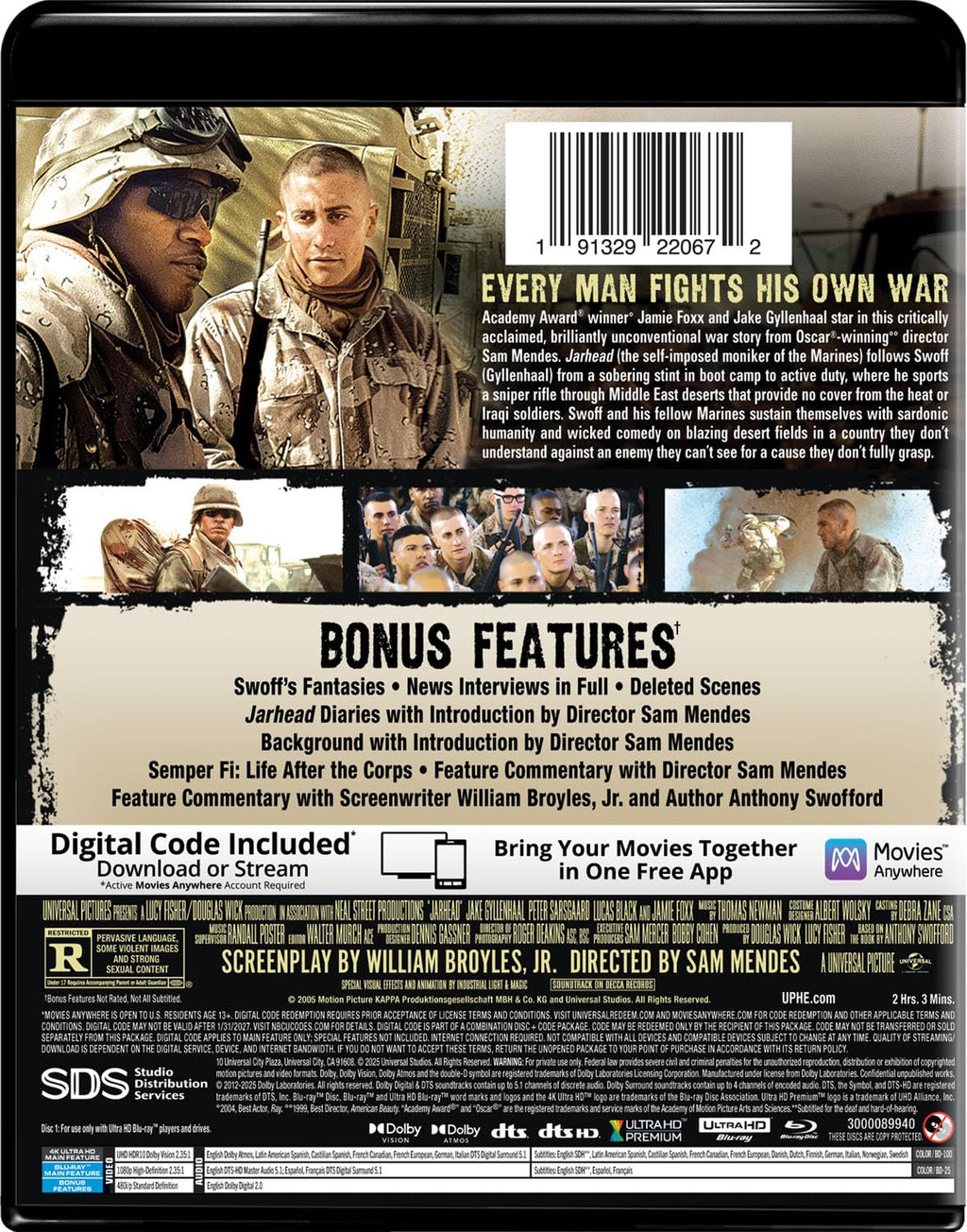 Jarhead (4K Ultra HD + Blu-ray + DVD)