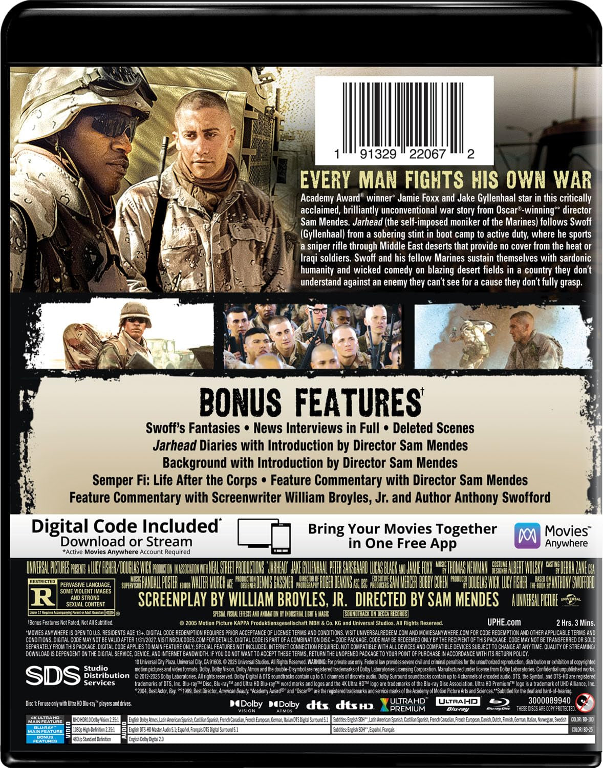 Jarhead (4K Ultra HD + Blu-ray + DVD)
