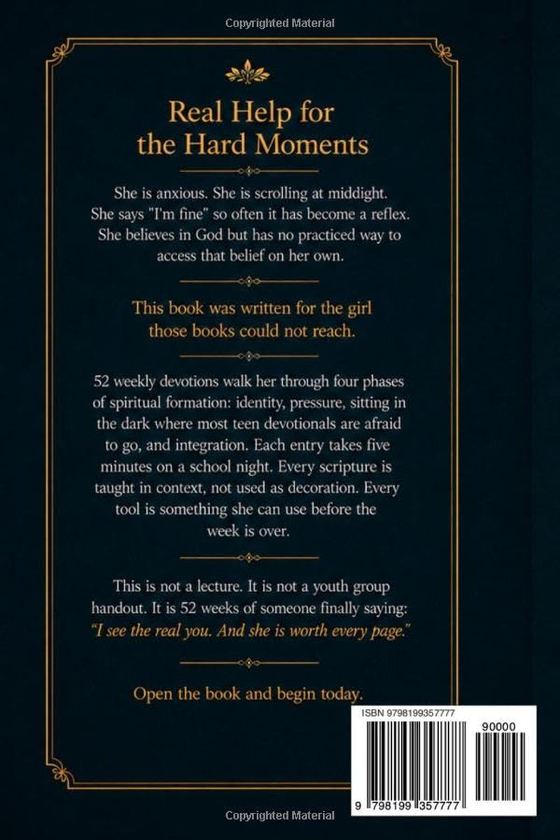 Bible Study for Black Teen Girls: 52 Weekly Devotions to Build Confidence, Know Your Identity in Christ, Overcome Anxiety and Peer Pressure, and Make Godly Choices