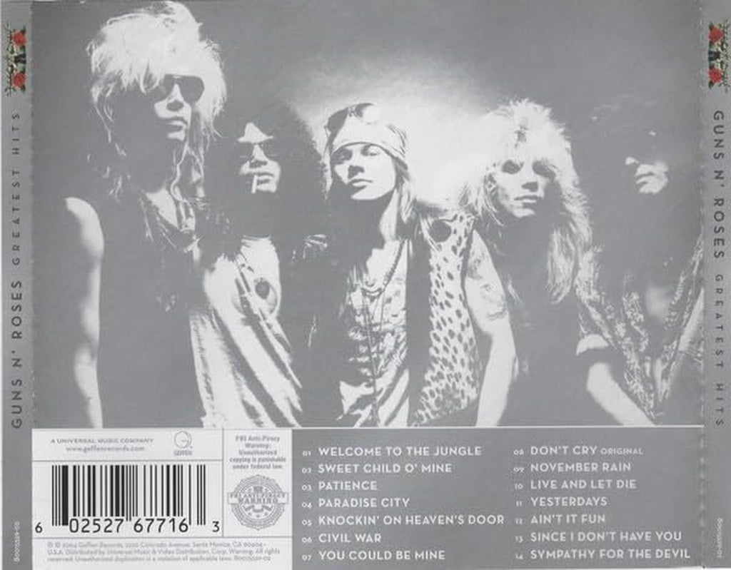 Guns & Roses: Greatest Hits | The Ultimate Guns N' Roses Collection On 1 CD