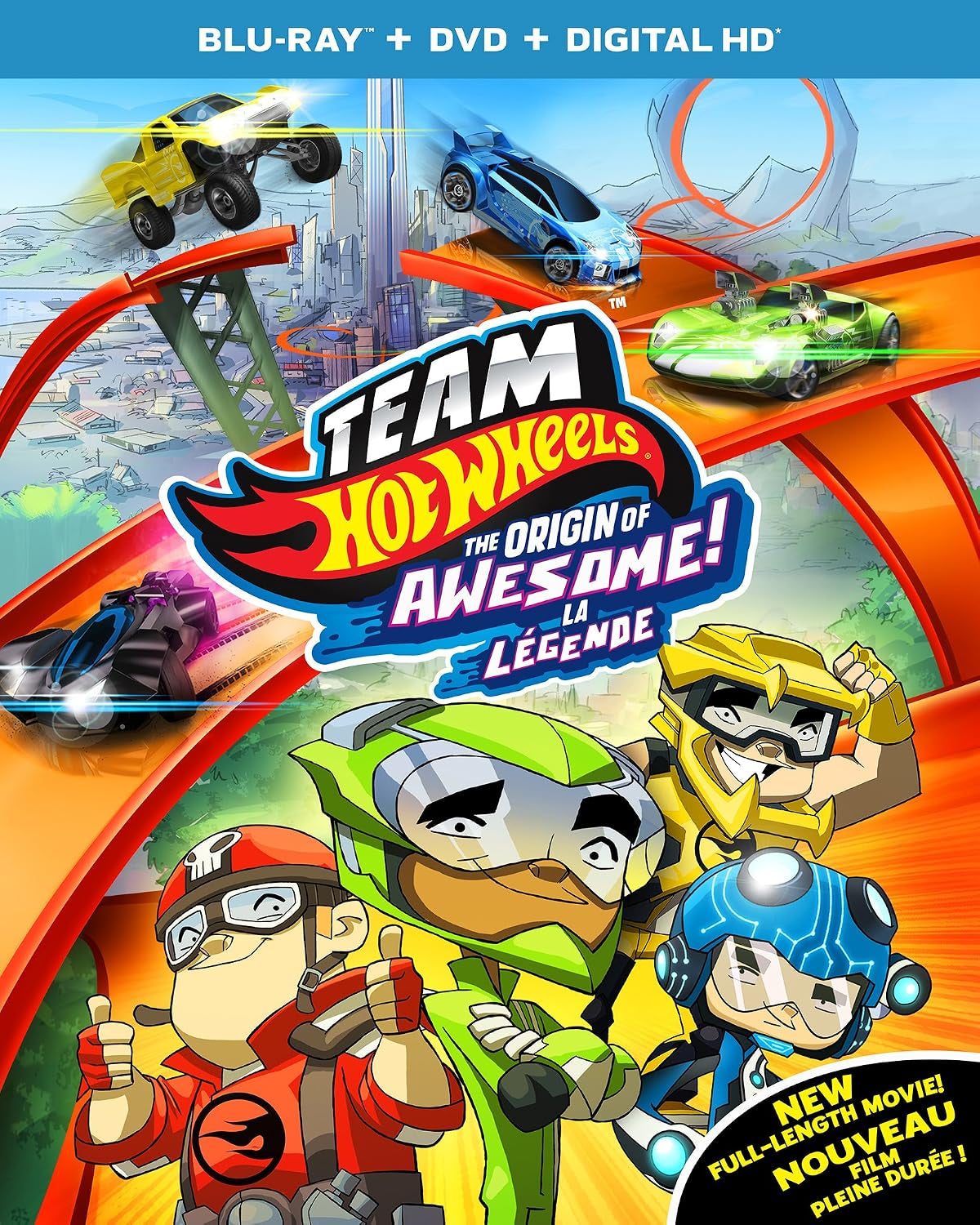 Team Hot Wheels: The Origin of Awesome! (Blu-ray + DVD)
