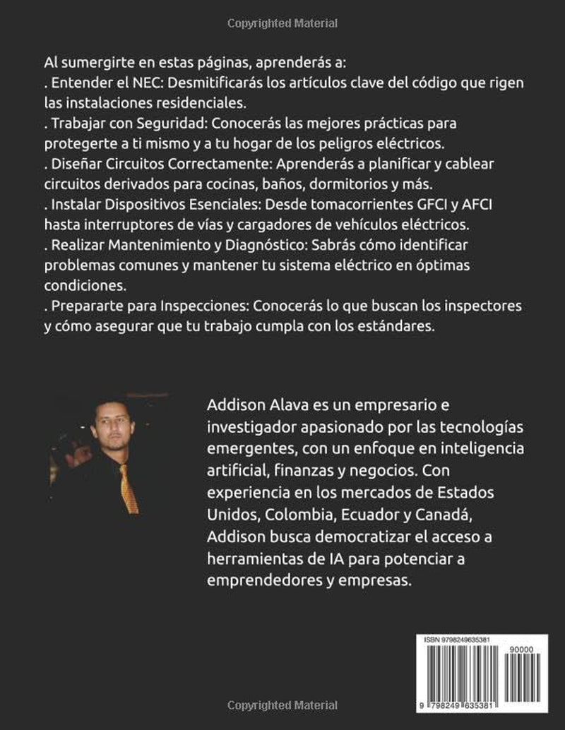 Manual de Electricidad Residencial según el NEC (National Electrical Code) Explicado en Español