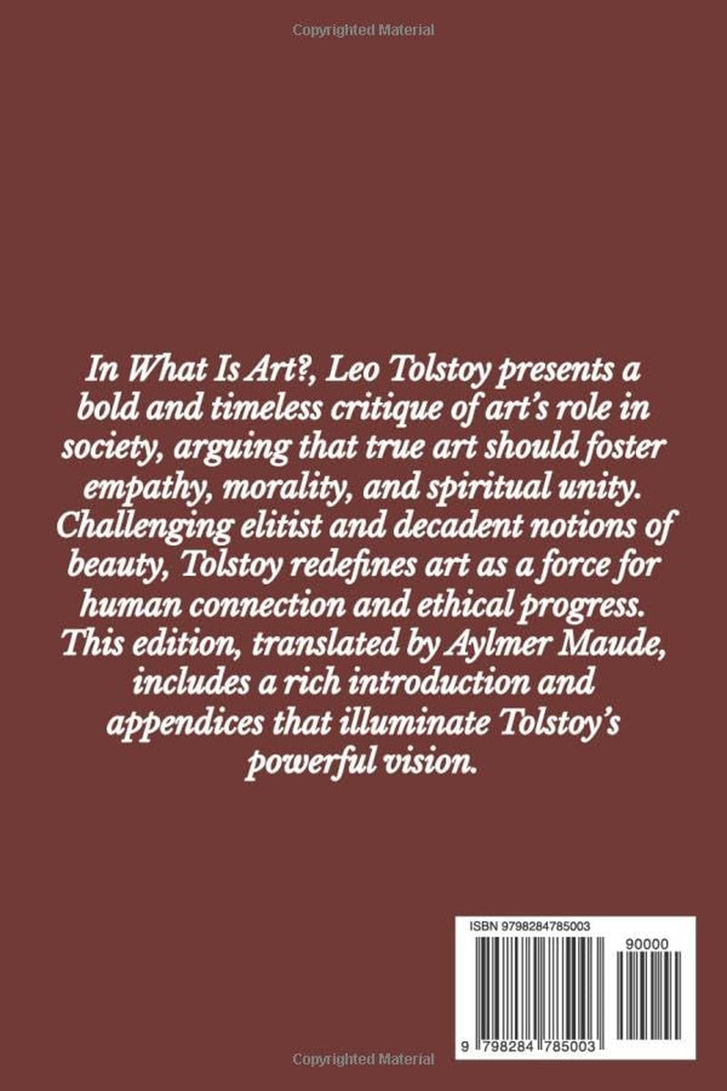 WHAT IS ART?