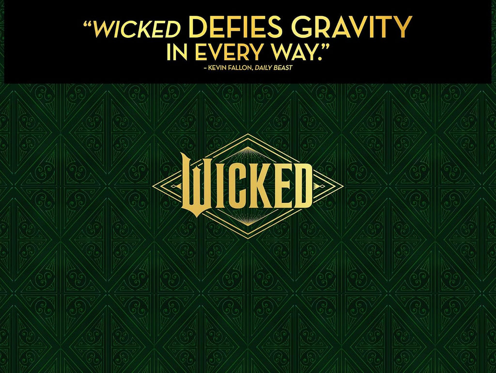 Wicked Exclusive Limited-Edition Giftset with Gold Tone Metal Bookends [4K UHD + Blu-ray + Digital]