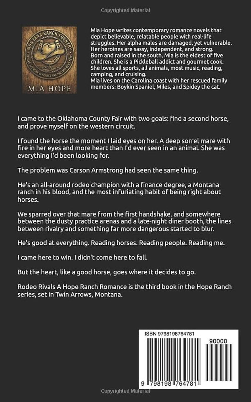 Rodeo Rivals: A Hope Ranch Romance (Hope Ranch Romance, Twin Arrows, Montana)