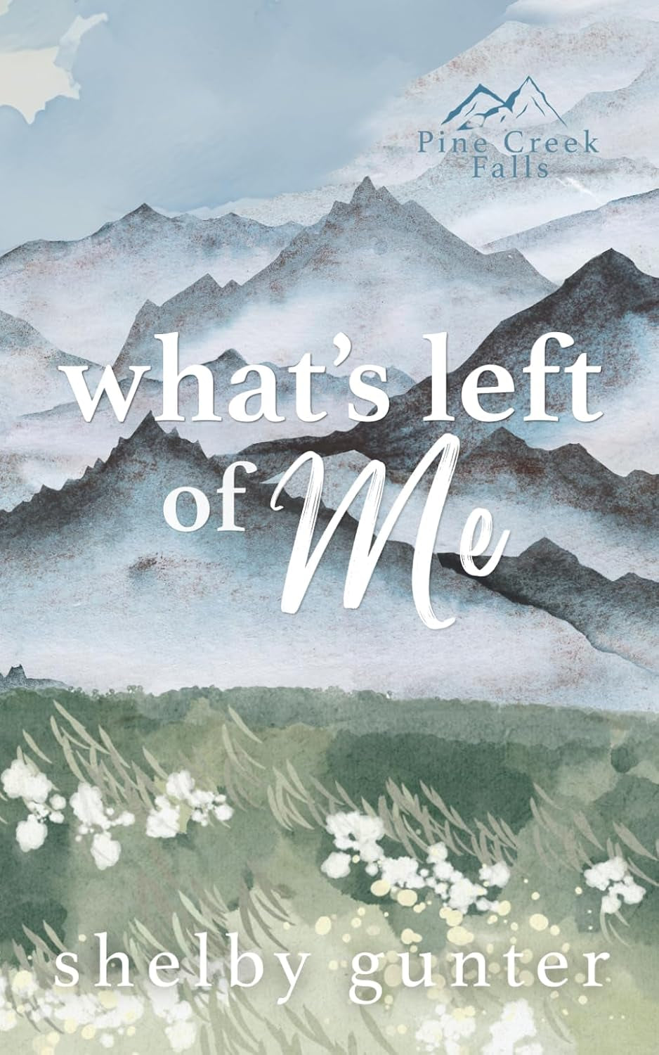 What's Left of Me: A Grumpy/Sunshine, Cowboy Romance (Pine Creek Falls)