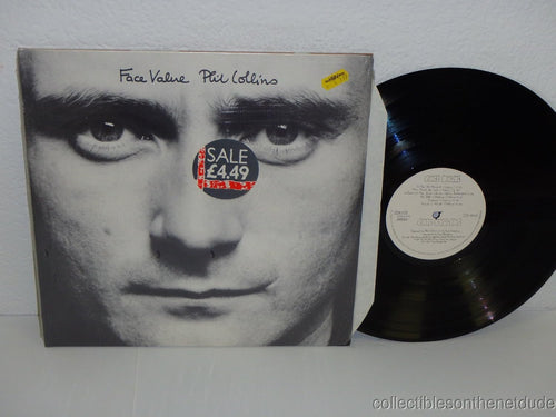 FACE VALUE LP VINYL ALBUM UK VIRGIN 1981