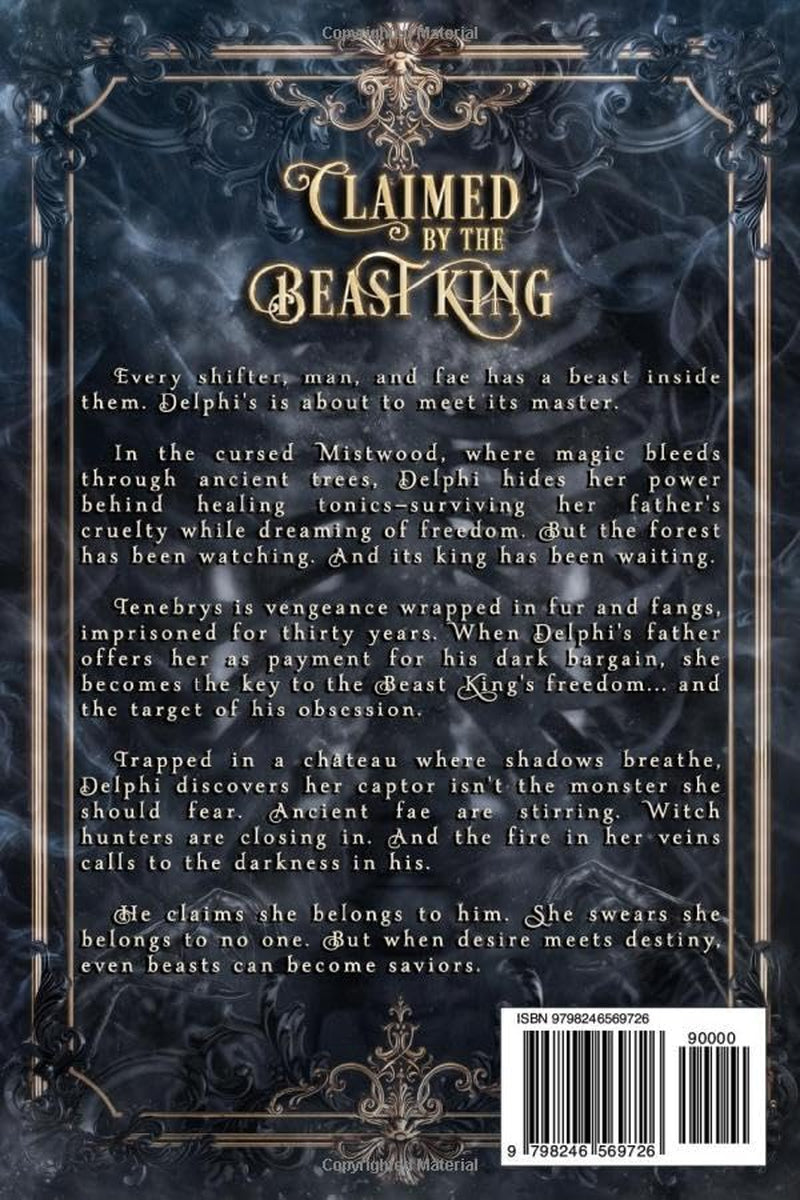 Claimed by the Beast King: A dark gothic romantasy (Veil and Claw)