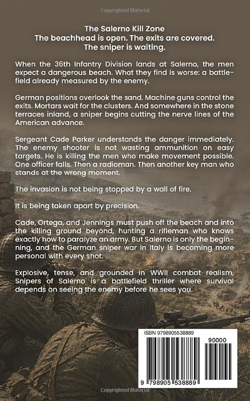 Snipers Of Salerno: Book III In The Comanche Sniper Series