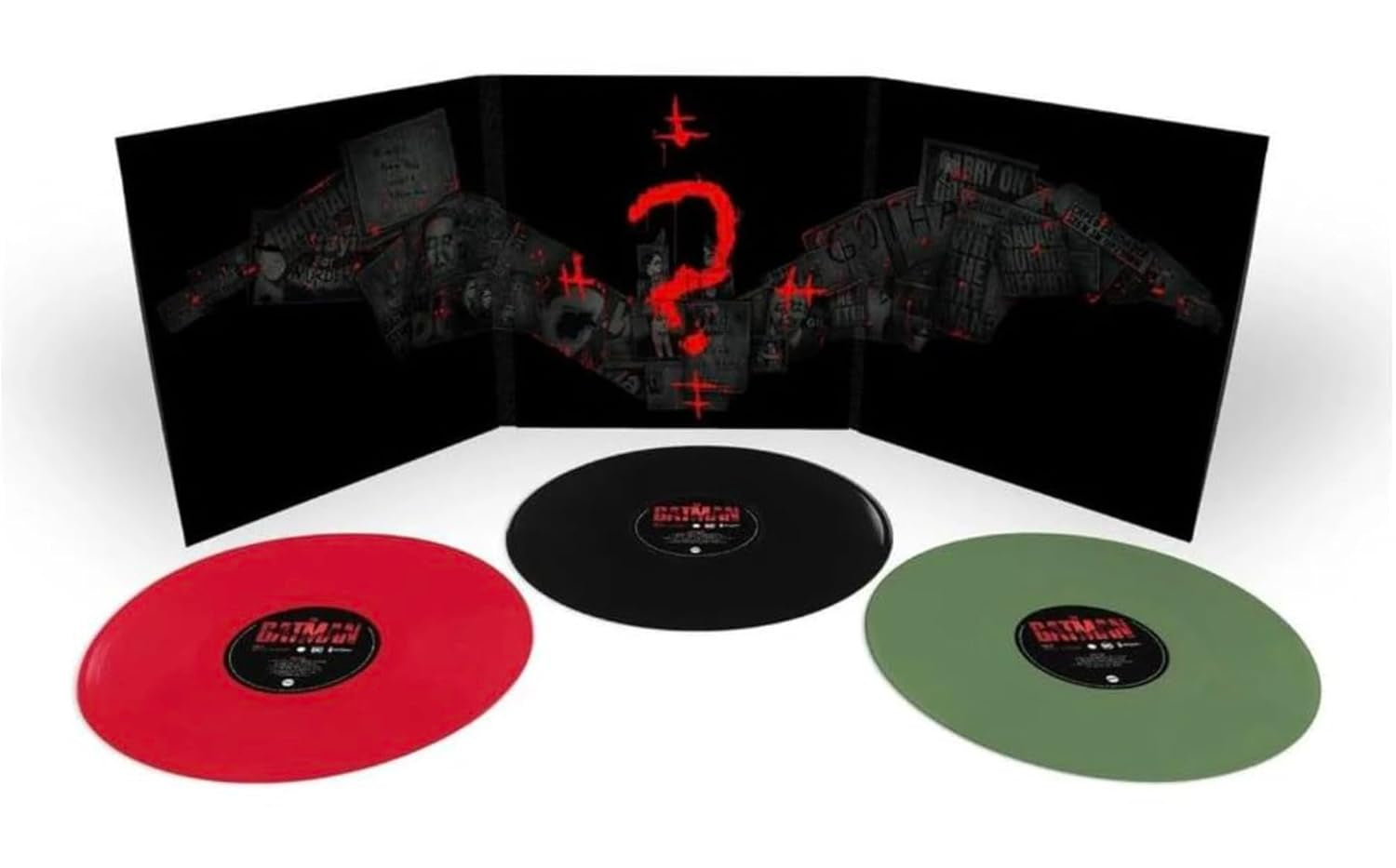 . Batman Original Soundtrack Limited Exclusive Red, Black, & Green Edition