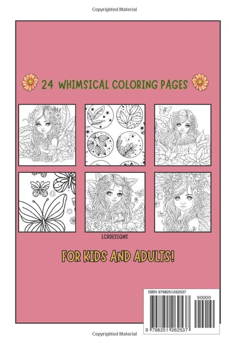Whispers of the Enchanted Garden Coloring Book
