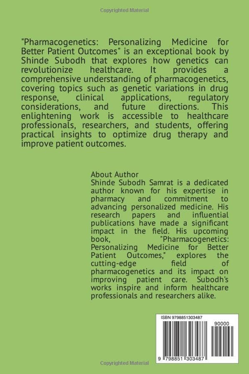 “Pharmacogenetics: Personalizing Medicine for Better Patient Outcomes”