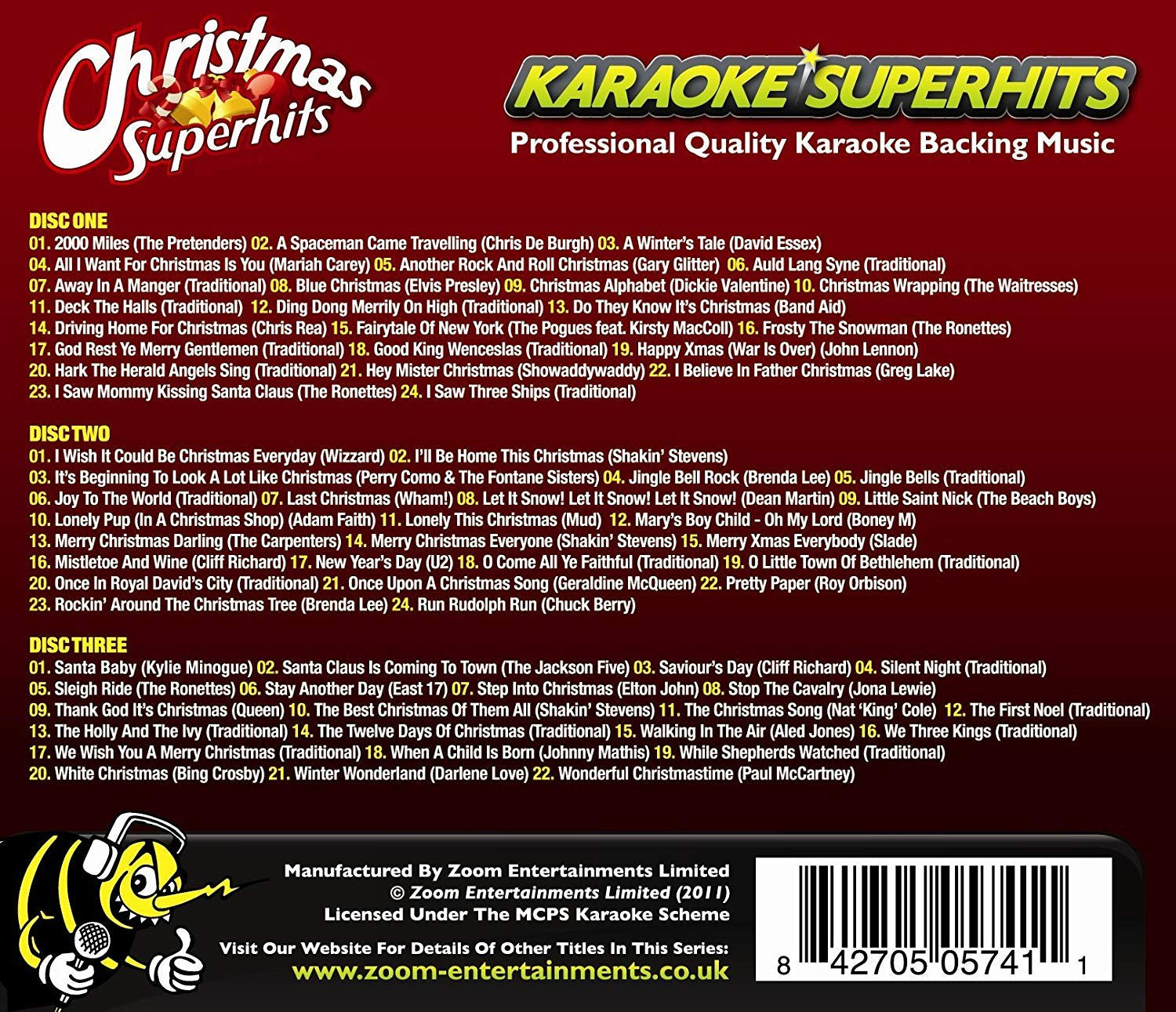 Zoom Karaoke Christmas Superhits