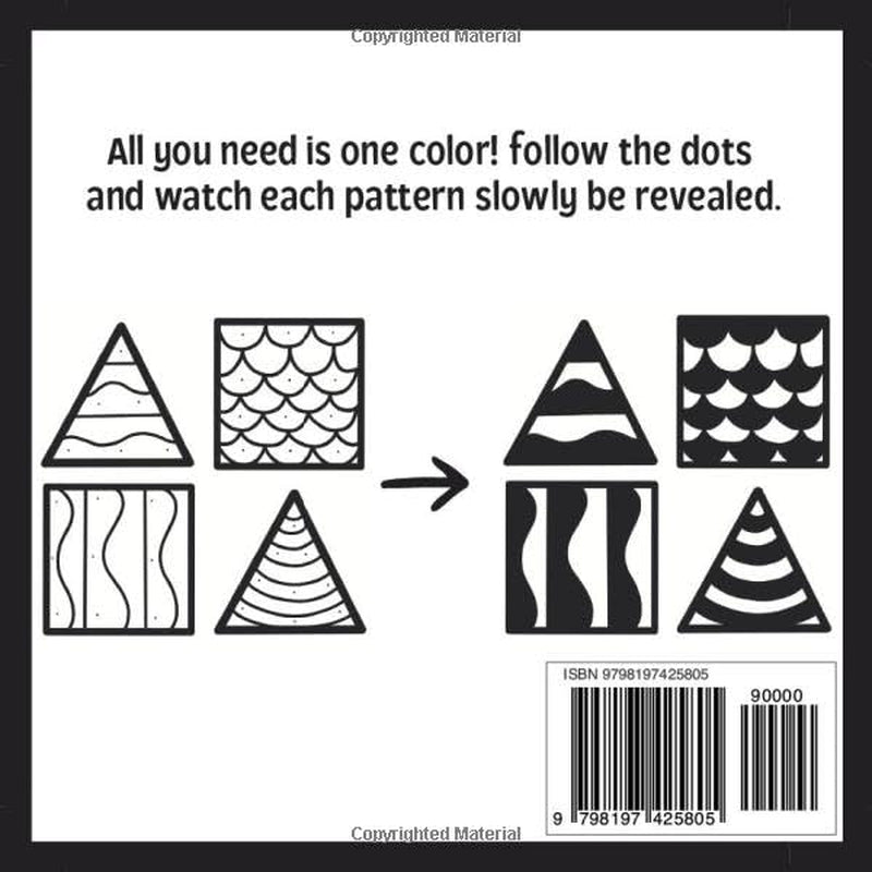 Mini Monochrome Coloring Book: Calm and Relaxing One-Color Designs for Stress Relief and Creativity