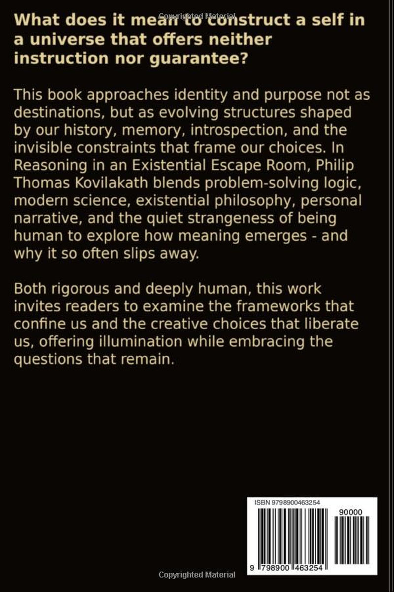Reasoning in an Existential Escape Room: Reflections on Identity and Purpose