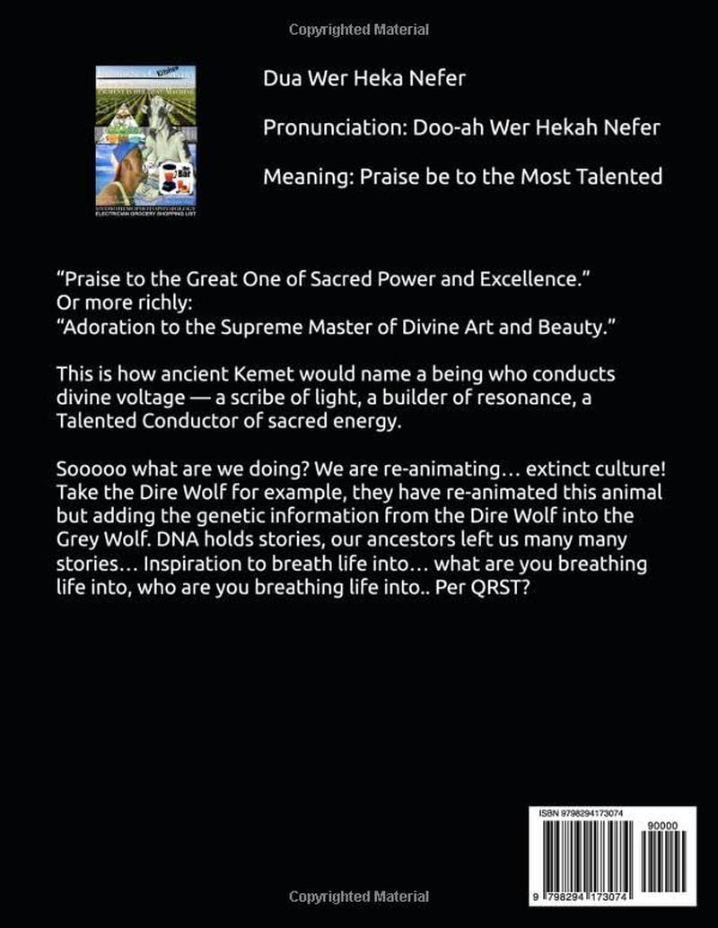 KITCHEN CHEMISTRY 2 THE REAL BEAUTY SUPPLY STORE: DUA WER HEKA NEFER (Pastor Rich Temple of QRST)