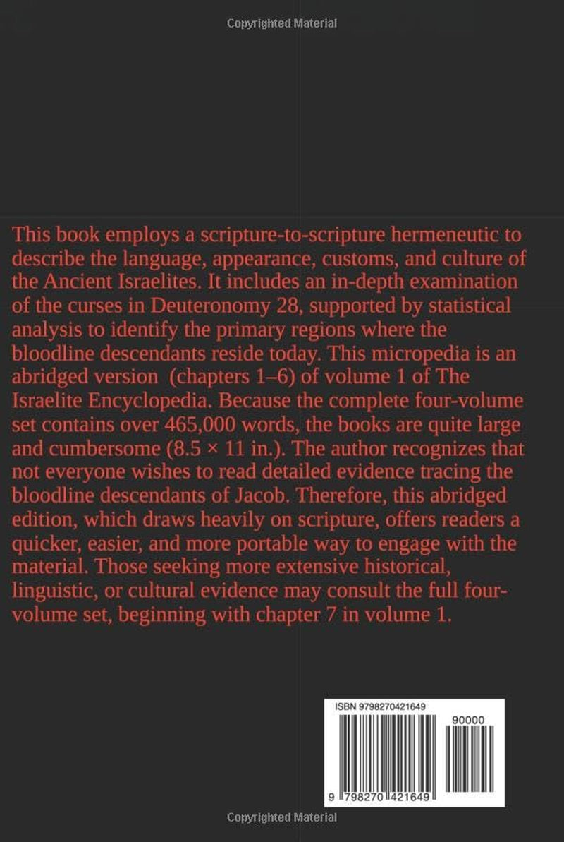 The Israelite Micropedia (The Israelite Encyclopedia)