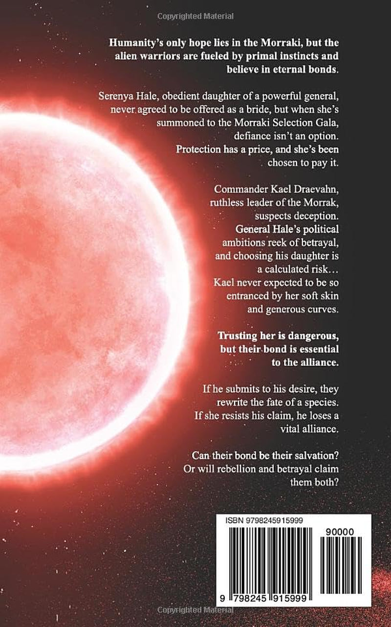 Bonded in War and Starlight: A Sci-Fi Alien Romance (Claimed by the Morrak)