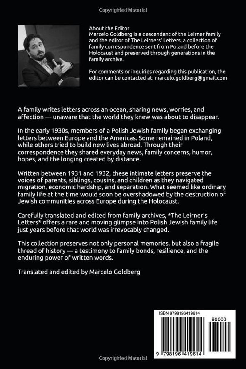 The Leirner’s Letters: Polish Jewish Family Correspondence Before the Holocaust