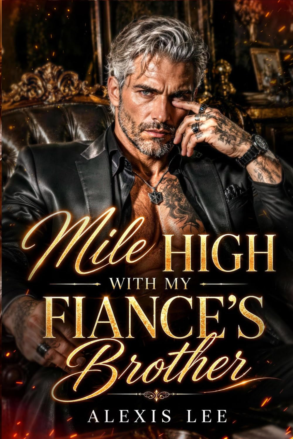 Mile High with My Fiance's Brother: A Forbidden Age Gap Secret Baby Billionaires Mafia Romance (Forbidden Mafia Kings)