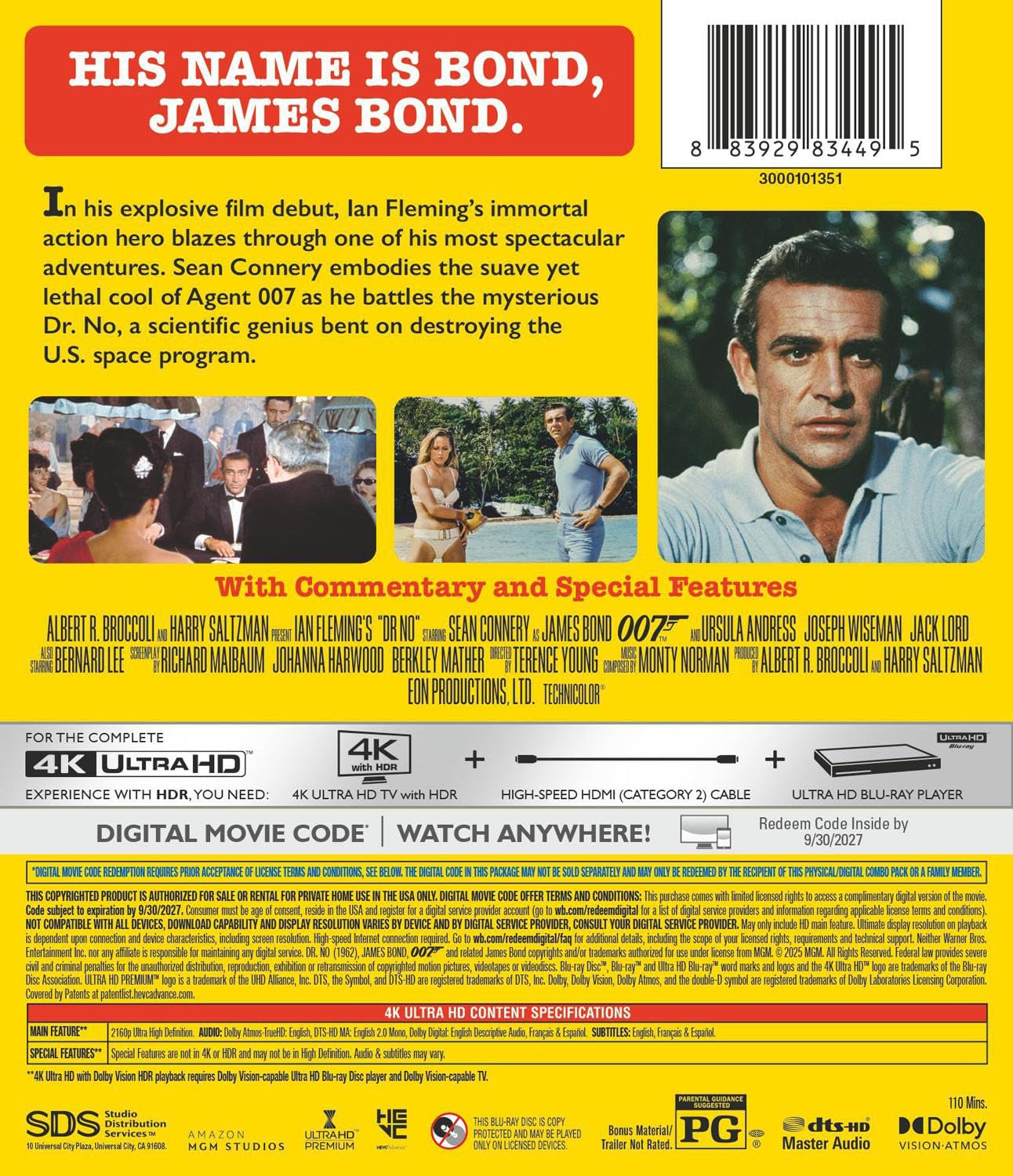 Dr. No (4KUHD + Dig)