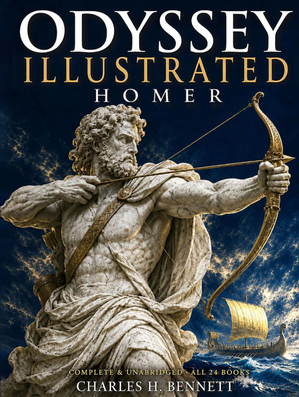 The Odyssey of Homer: The Grand Illustrated Edition: Unrivaled in Completeness, with Historical Notes and Glossary