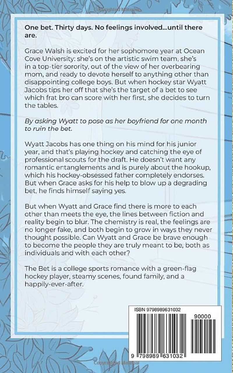 The Bet: A Fake Dating College Hockey Romance: Ocean Cove University #1