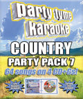 Party Tyme Karaoke - Country Party Pack 7[4 CD][64-Song Party Pack CD+G]
