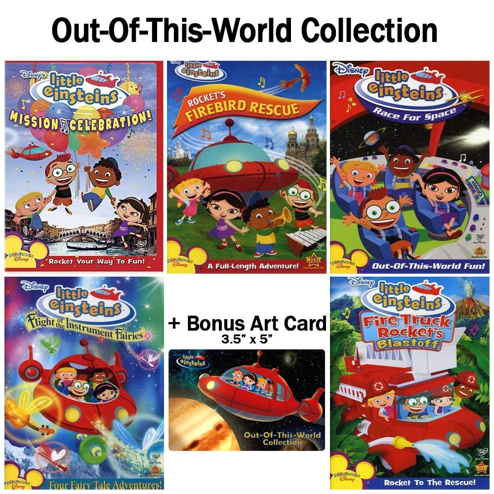 Little Einsteins: Disney TV Series - Out-Of-This-World Collection - 15 Episodes + 1 Movie (Loaded With Special Features - Interactive Games, Shorts, and Activities) + Bonus Art Print