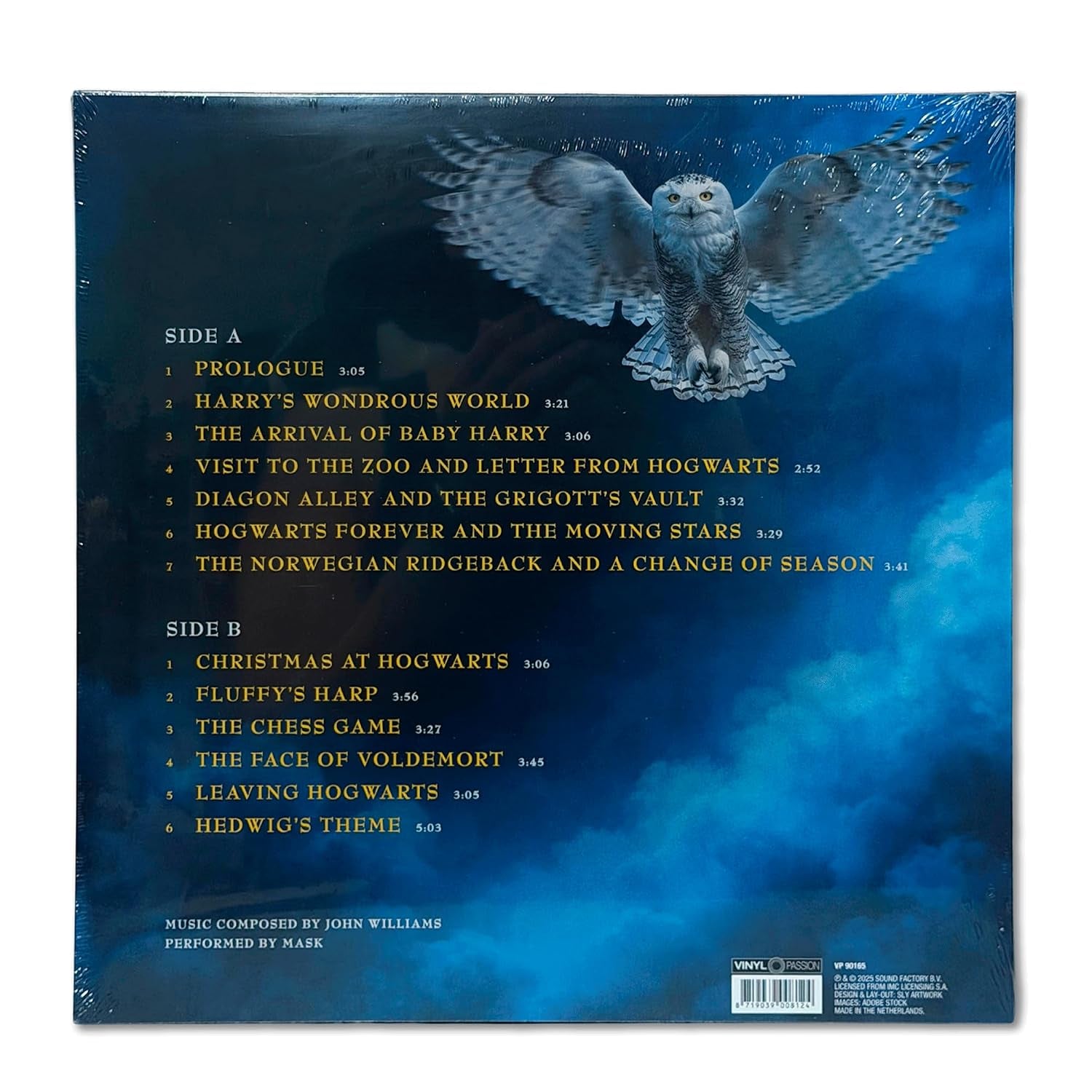 Harry Potter - Sorcerer's Stone / Philosopher's Stone / by Mask Limited Color Edition / White-Blue Marble LР | ONLY 500 Copies Worldwide!