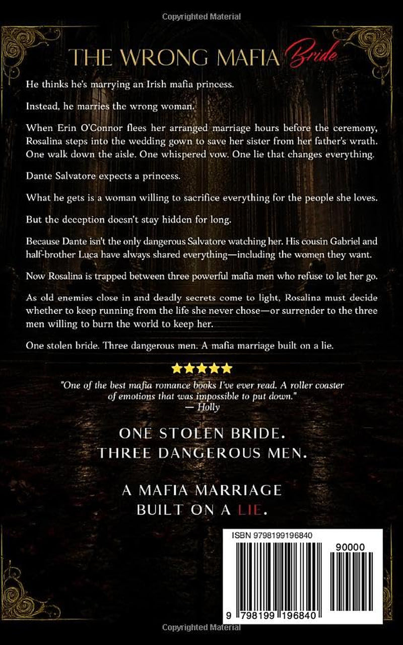 The Wrong Mafia Bride: Dark Mafia Why-Choose Arranged Marriage Romance (Ruthless Mafia Kings)