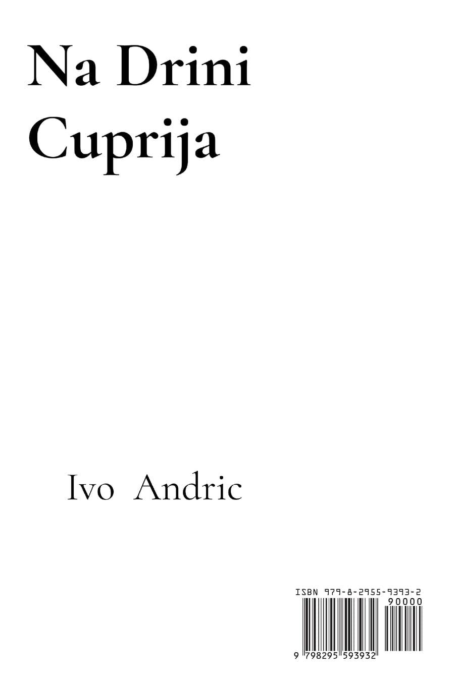 Na Drini Cuprija (Serbian Edition)