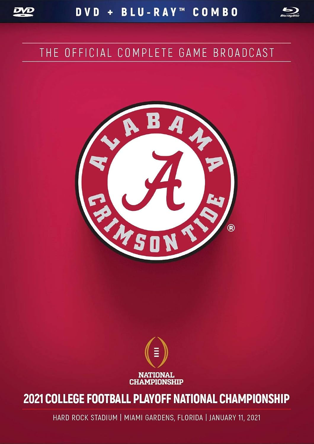 2021 CFP National Championship Alabama(DVD+BD Combo)