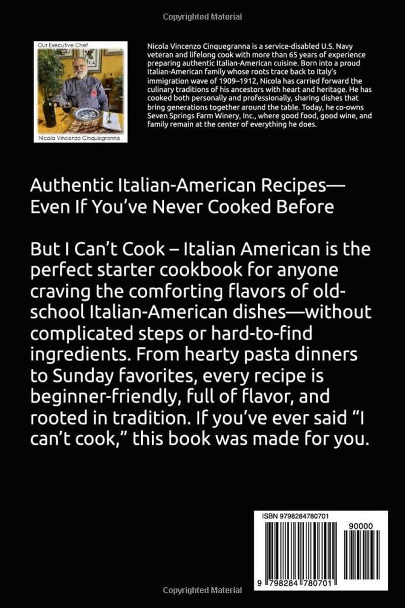 But I Can't Cook: Italian American