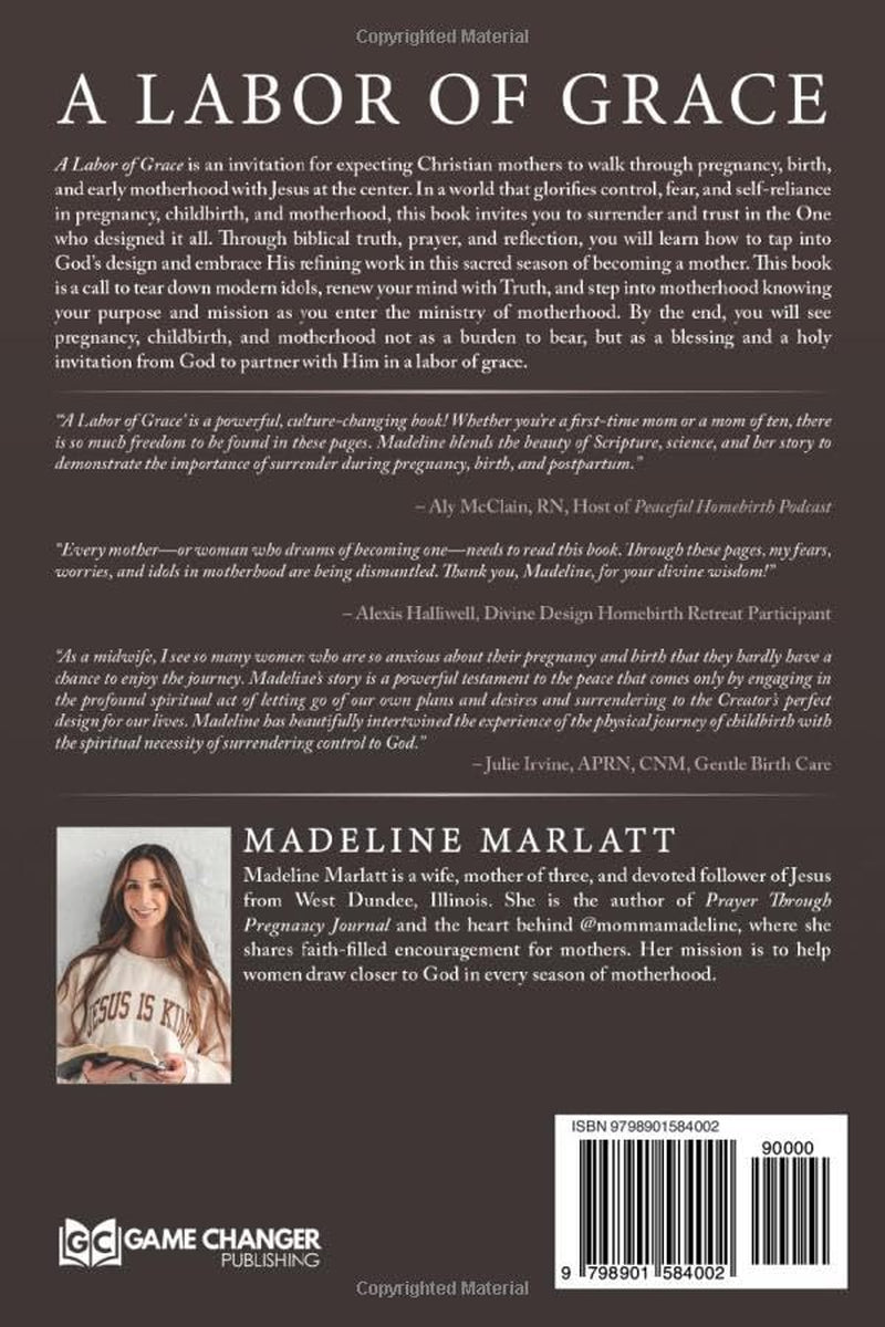A Labor of Grace: Saying Yes to God's Design for Pregnancy, Birth, and Motherhood