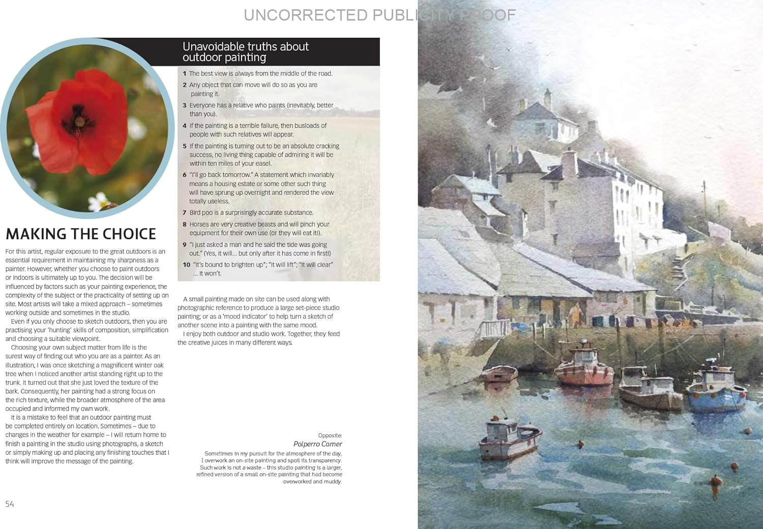 Pure Watercolour Painting: Classic Techniques for Creating Radiant Landscapes